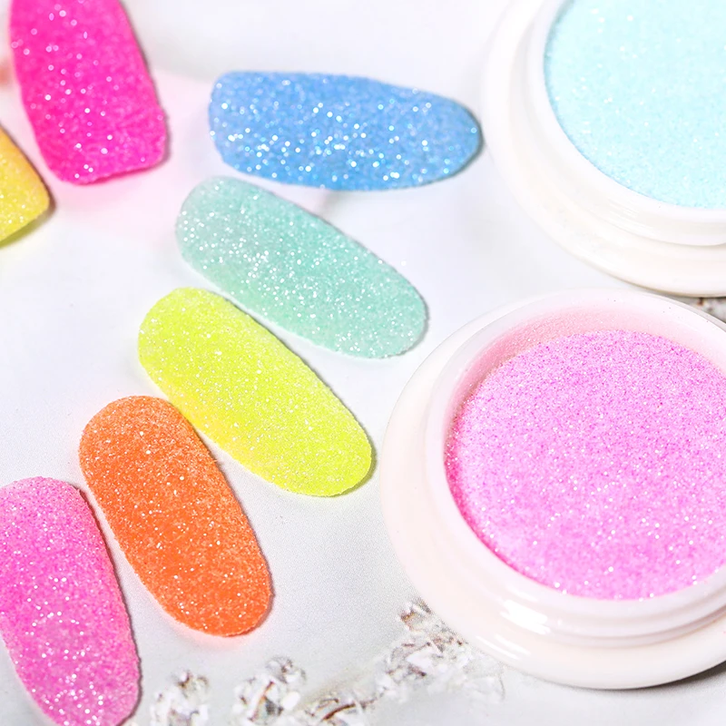 Блестящий цветной порошок для ногтей сахарный Порошок УФ гель лака|Блестки