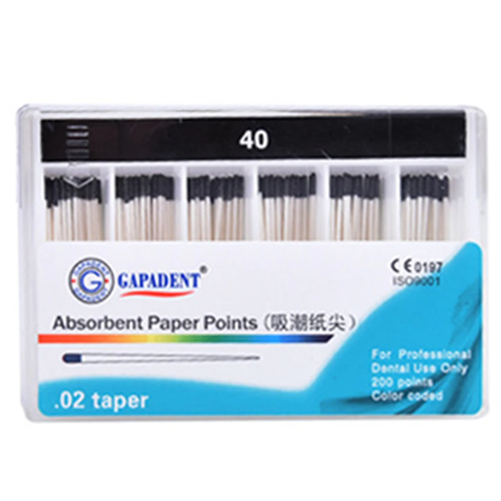 200 шт./упак. Стоматологическая абсорбирующая бумага для отмены корней
