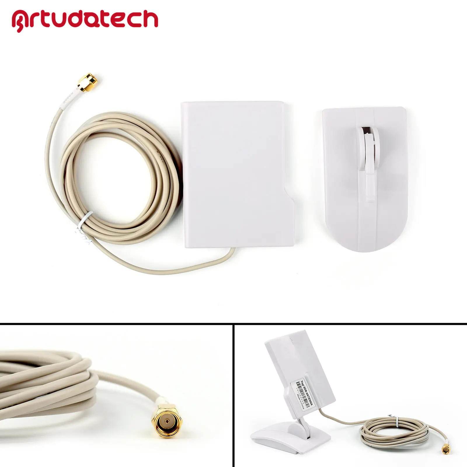 

Artudatech 9dBi Yagi 2.4GHz Wifi Directional Antenna High Gain WIFI Router Booster w/ Cable