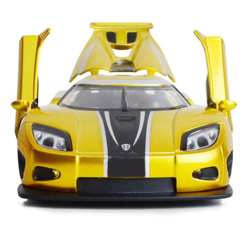Высокая имитация 1:32 Koenigseker спортивный автомобиль сплав модель кнопка открытый