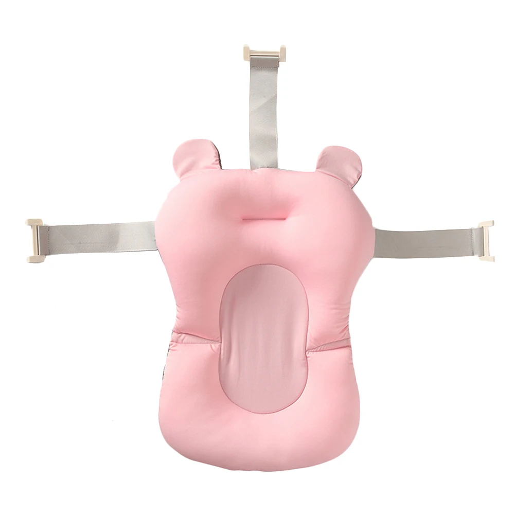 

Baby Bath Pad Adjustable Non-Slip Infant Bath Support Seat Baby Bath Pillow for Bathtub