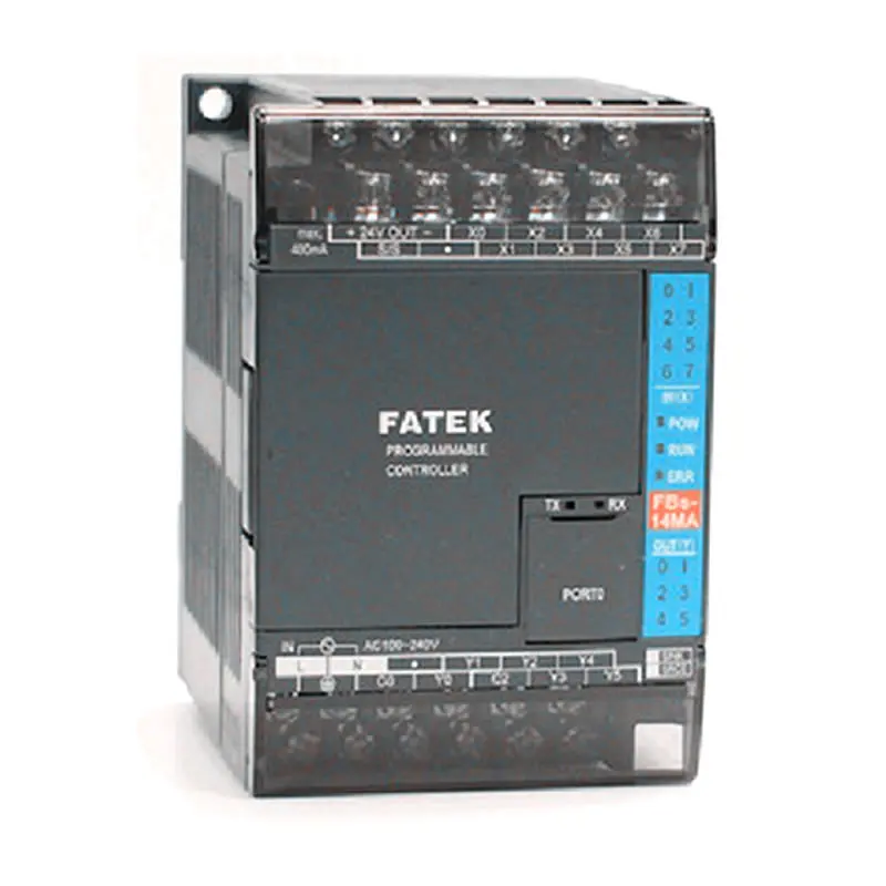

New Original FATEK FBS-14MAR2-AC FBS-14MAT2-AC PLC AC220V 8 DI 6 DO relay Transistor Main Unit