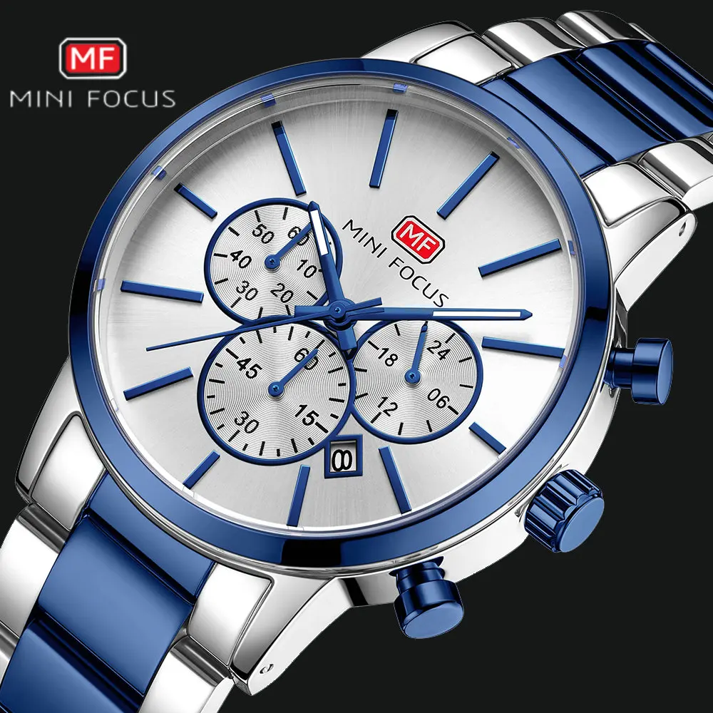 Часы Пилот мужские Кварцевые водонепроницаемые модные многофункциональные