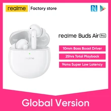 Realme Buds Air Pro Global Version TWS Earphone Earbuds ANC ENC Active Noise Cancellation 35dB 25hrs Playback Quick Charge