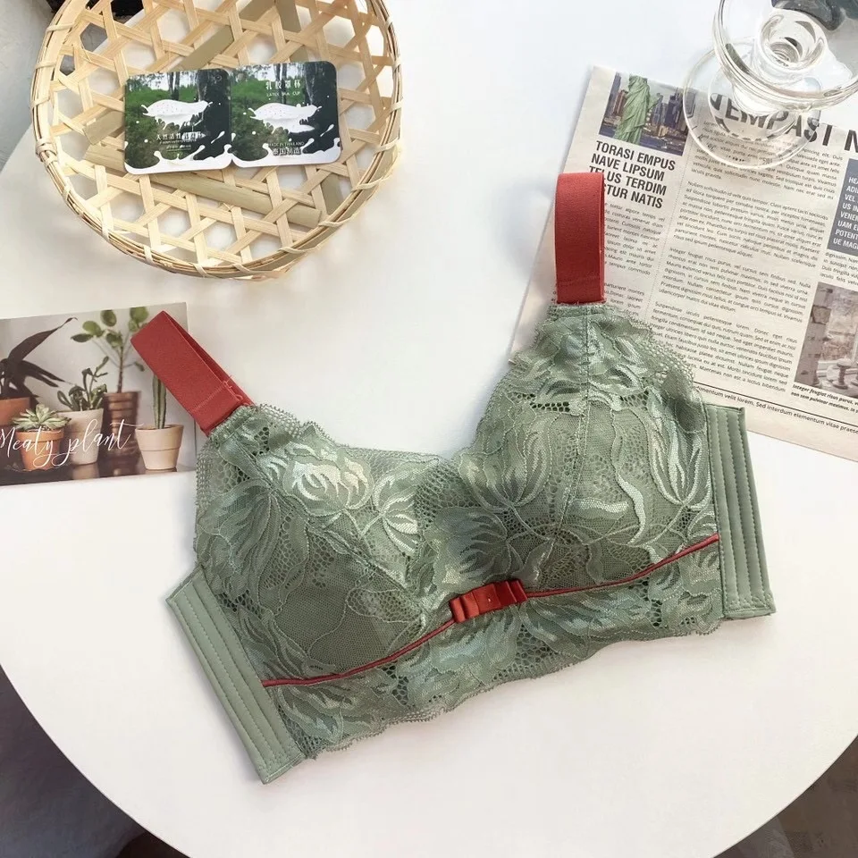 MeooLiisy Sexy Bra  Lingerie Feminina Wire Free Bra Underwear Women  Lace Sexy Intimates Embroidery Underwear & Sleepwears