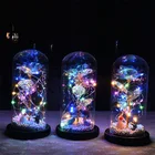 Роза космическая Роза в стекле, искусственный цветок, сушеный цветок, подарок, украшение для дома, День матери, День Святого Валентина, вечеринка, Рождество, свадьба, подарок