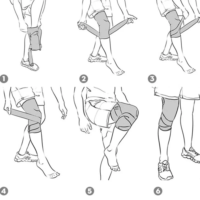 Фиксатор коленный уличный для бега артрита баскетбола волейбола снятия боли в