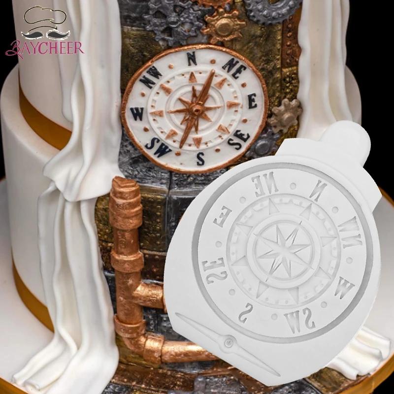 1 шт. силиконовая форма для мастики в стиле ретро | Дом и сад