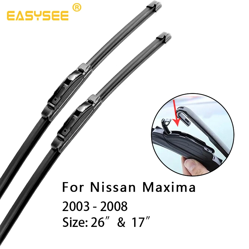 Ветровое стекло лобовое гибридные щетки стеклоочистителя для Nissan Maxima Fit крюк