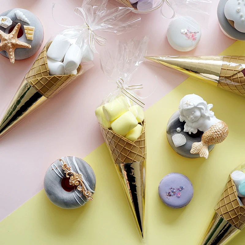 Искусственный свисающий сахар SWEETGO мороженое модель десерта из зефира