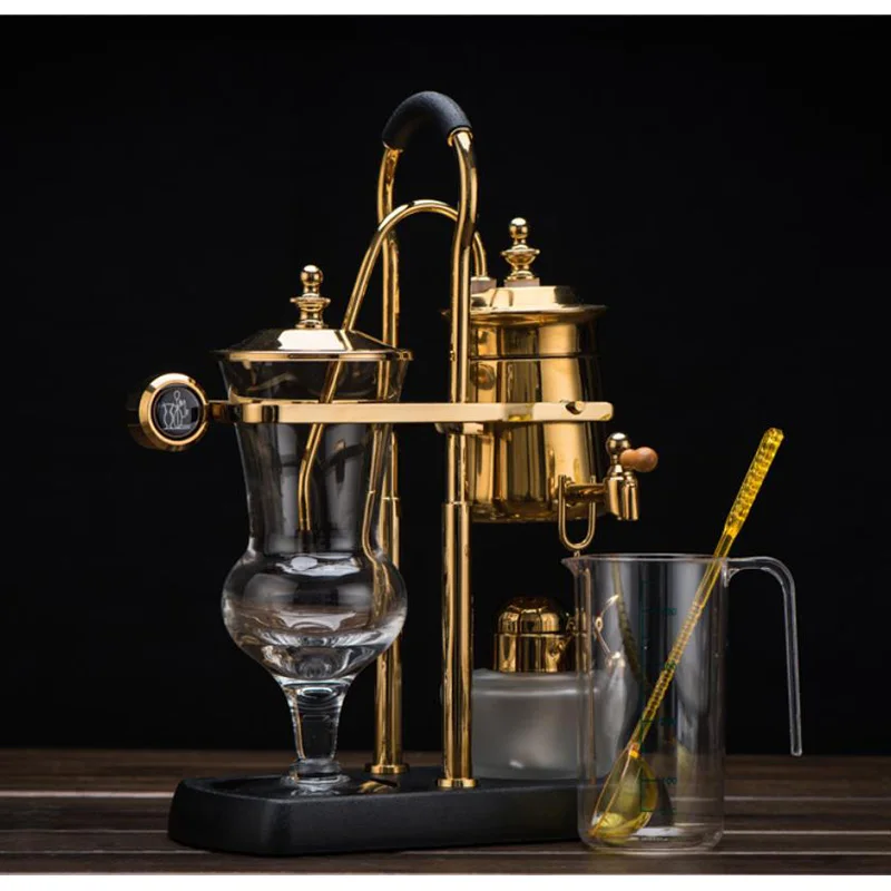 

Belgium Luxury Royal Family Balance Syphon Coffee Maker, Removable and Easy Cleaning, Filter Cloth not Required