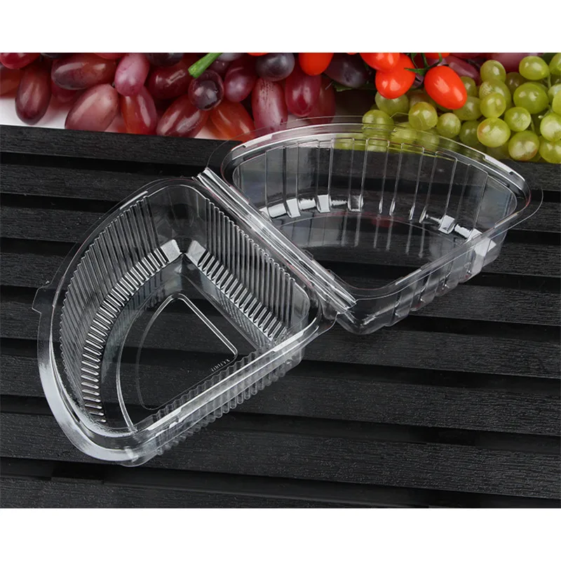 50 шт. Высокое качество фруктовый салат на вынос упаковочная коробка Прозрачный