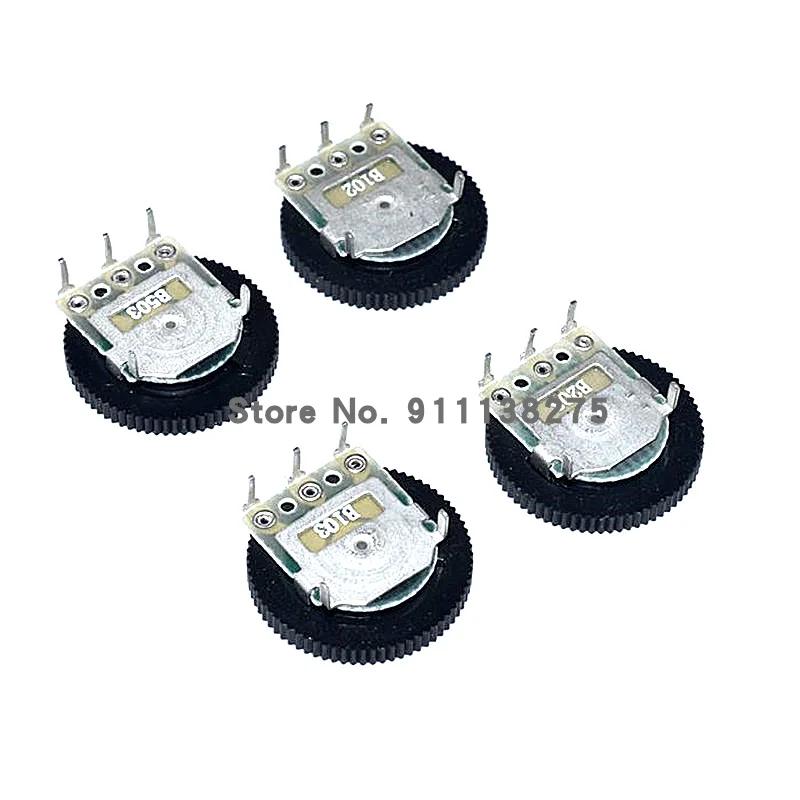 10 шт. 3pin Шестерни настройки потенциометра B102 B103 B203 B503 B202 B502 B104 B1K B10K B20K B50K 16*2 набора