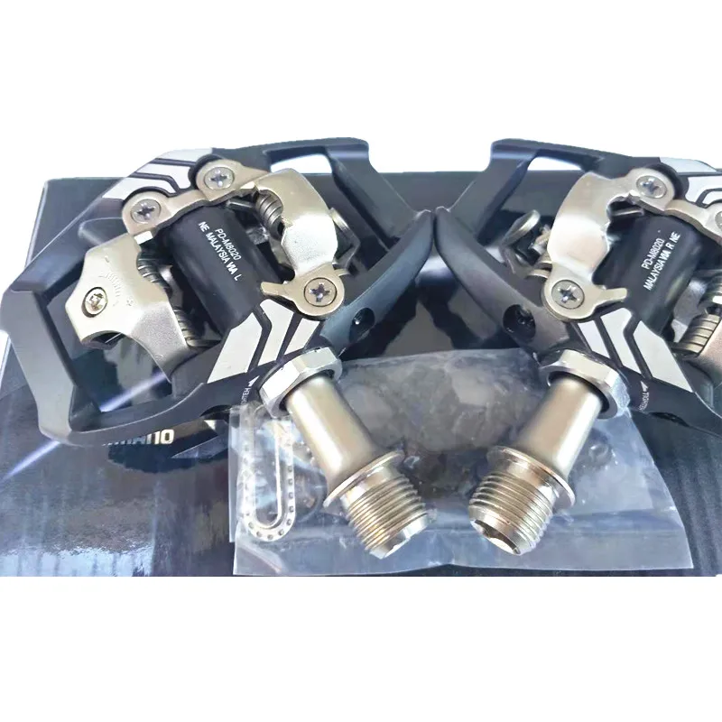SHIMANO PD-M8020 XT series mountain bike riding self-locking pedal lock step with SH51 piece black brand new original | Спорт и