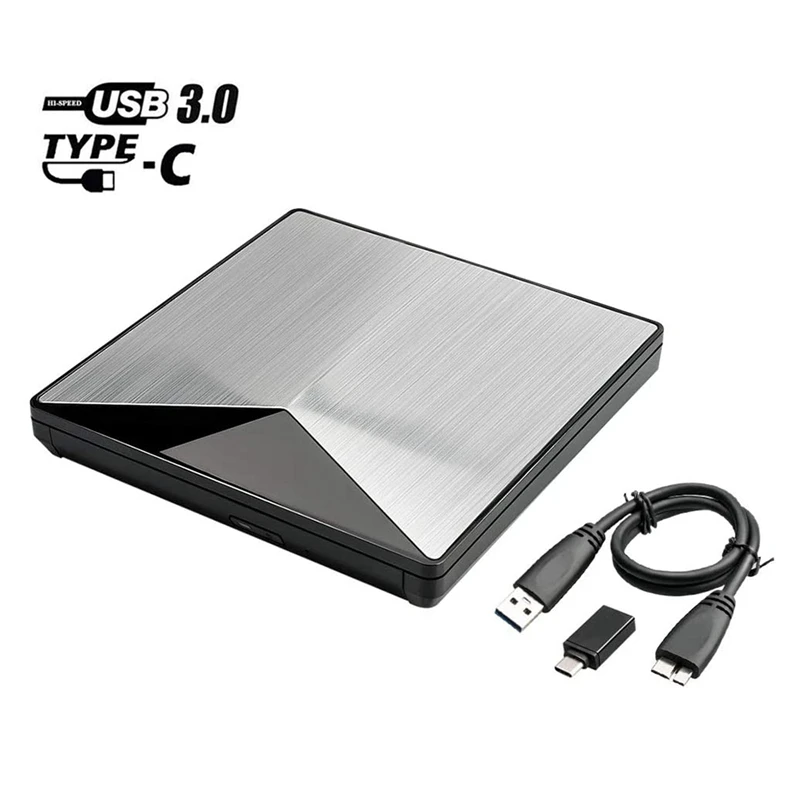 CD DVD проигрыватель внешний привод USB 3 0 Тип C для ноутбуков Windows Linux |