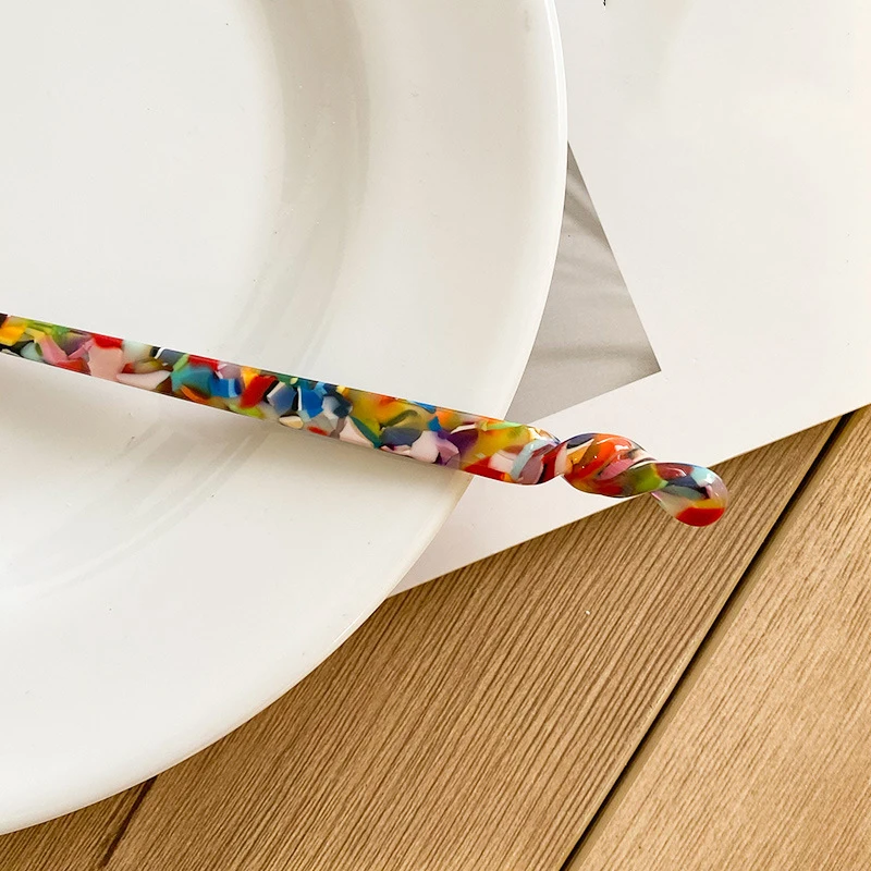 

Fashion Chinese Style Hair Sticks Vintage Acetate Chopstick Women Hairpins Hair Clips Pins Wedding Hair Jewelry Accessories