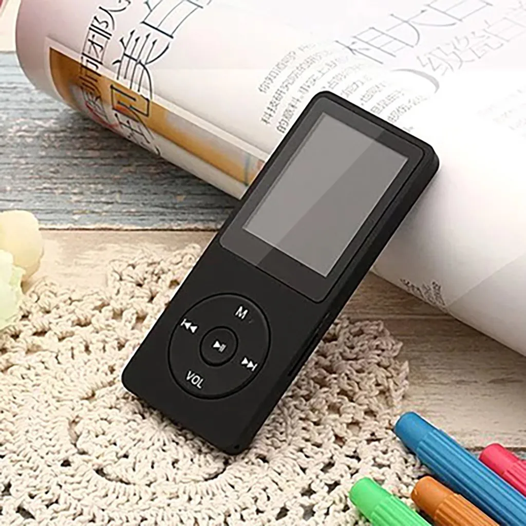 Hi-Fi мини воспроизведение MP3 MP4 без потерь Звук Музыкальный плеер fm-рекордер TF карта 80 часов