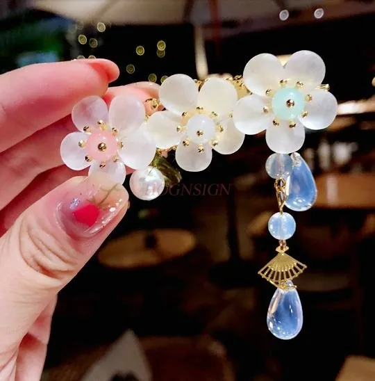 Заколка для волос в старинном стиле аксессуары китайском Hanfu головной убор детей