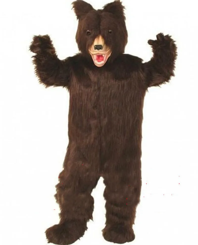 

Brown Bear Mascot Costume Suit Cosplay Party Game Animal Fancy Dress Outfits Advertising Promotion Carnival Halloween Xmas Adult