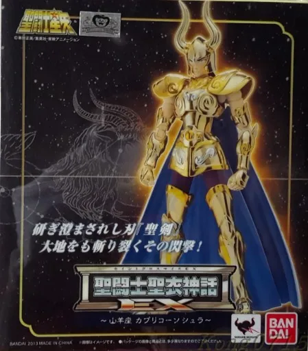 Bandai Saint Seiya металлическая Броня Ткань Миф EX золото Capricornus Shura модель ткань