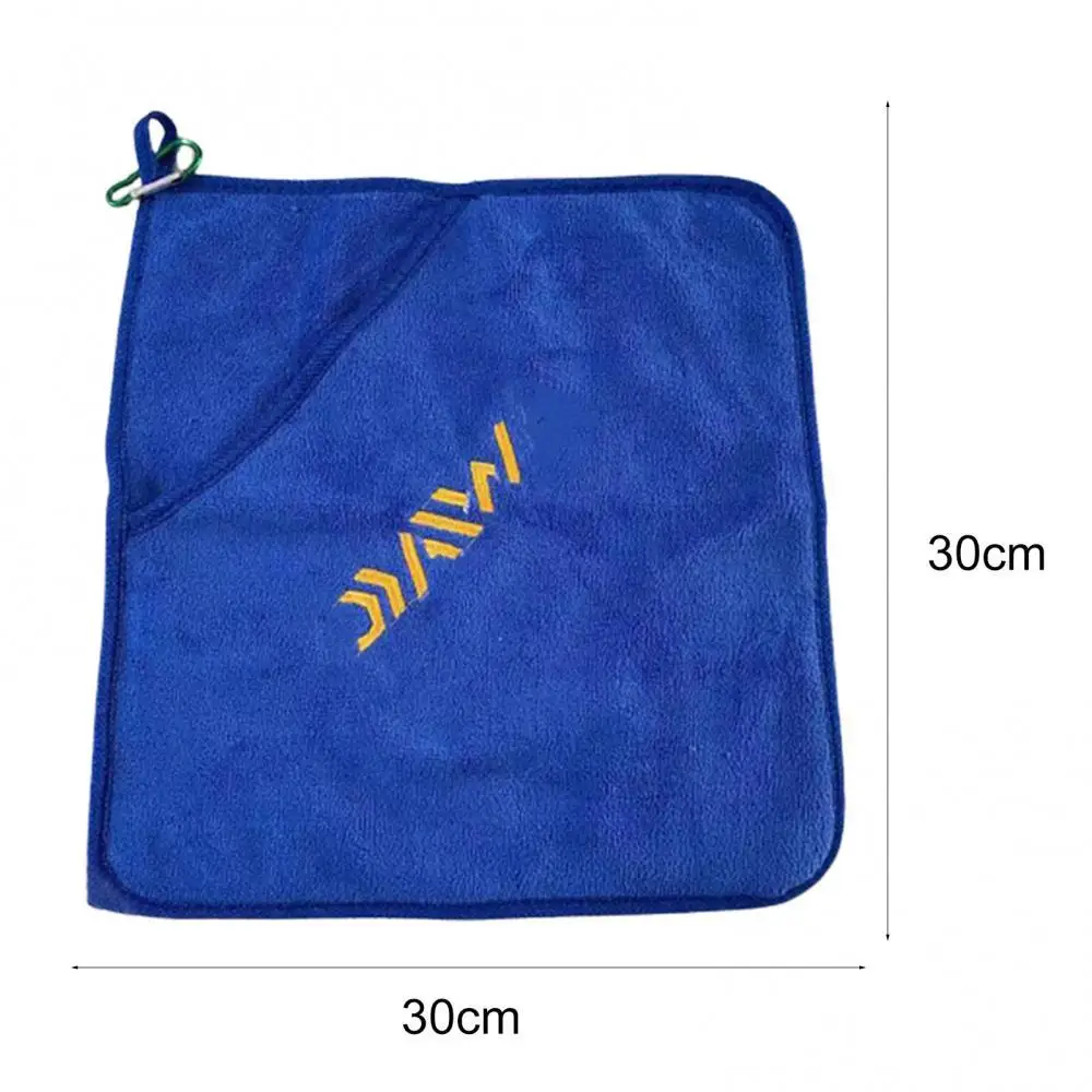 

Safe Fishing Outdoor Portable Discounts Hot! Absorbent Washcloth Towel with Safety Buckle Accessory