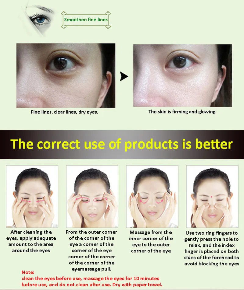 

New Reduce Fat Granules Eye Serum Improve Eye Bag Dark Circles Essence Remove Particles Anti-Puffiness Anti Wrinkle Skin Care