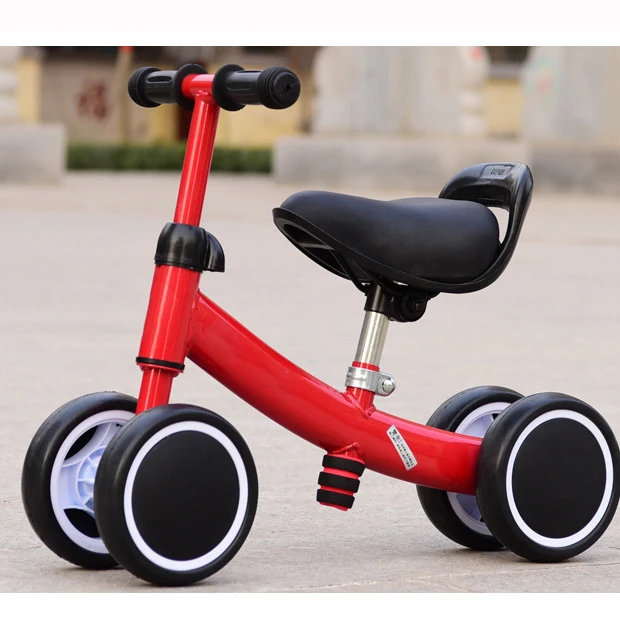 4 Wheel Baby Balance Bike Walker Kids Ride on Toy Gift for 1