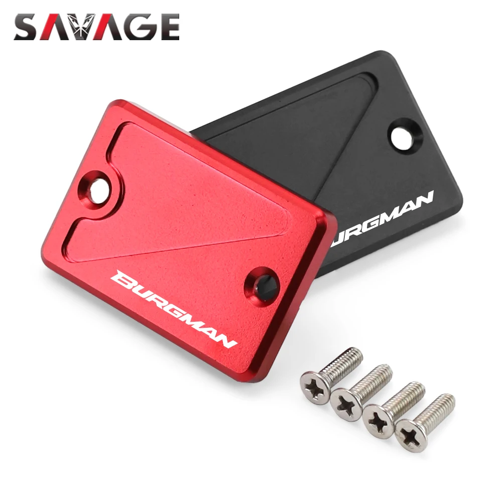 

Front Rear Brake Reservoir Cover For SUZUKI AN 400 250 Burgman 1999-2020 UH 200 125 2007-2020 Motorcycle Oil Fluid Cylinder Cap