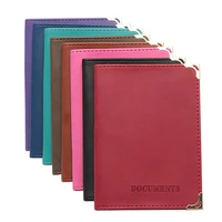 pu auto drivers license bag cover russian car driving documents card holder leather solid color card wallet credit card holder