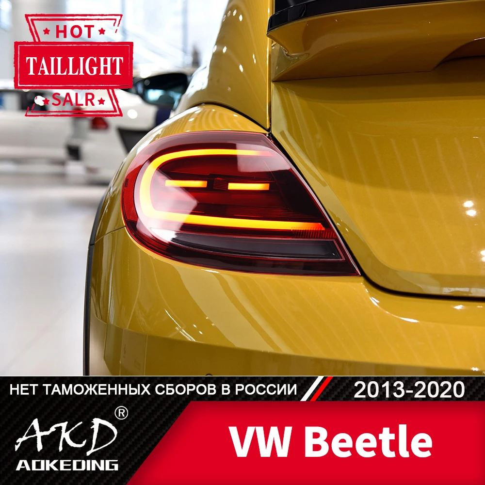 Задний фонарь для автомобиля VW Beetle 2013 2020 галогенные сигнала Светодиодный
