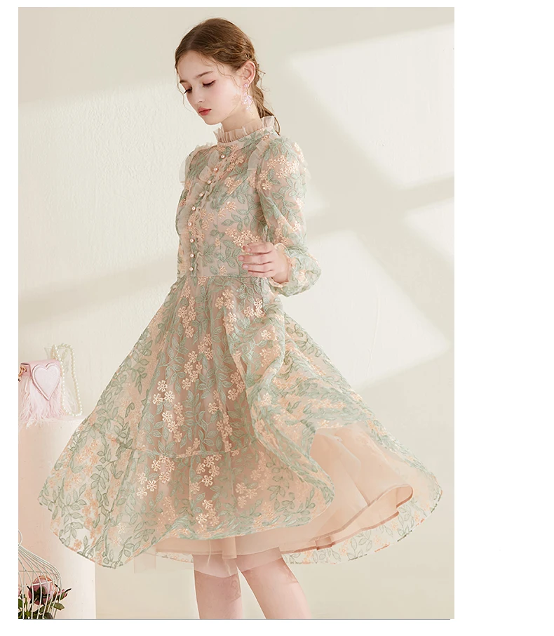 Tingfly новинка 2022 года роскошные вечерние платья-трапеции с цветочной вышивкой и