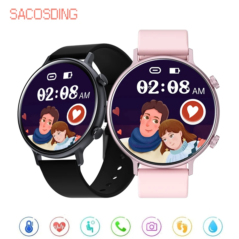 Новинка 2021 модные удобные женские умные часы с Bluetooth супертонкие