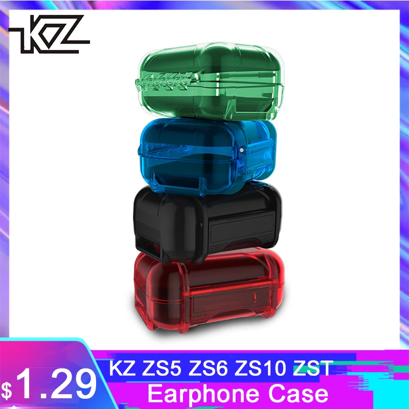 KZ ZS5 ZS6 ZS10 наушники zst переносная сумка для переноски защита от сжатия чехол