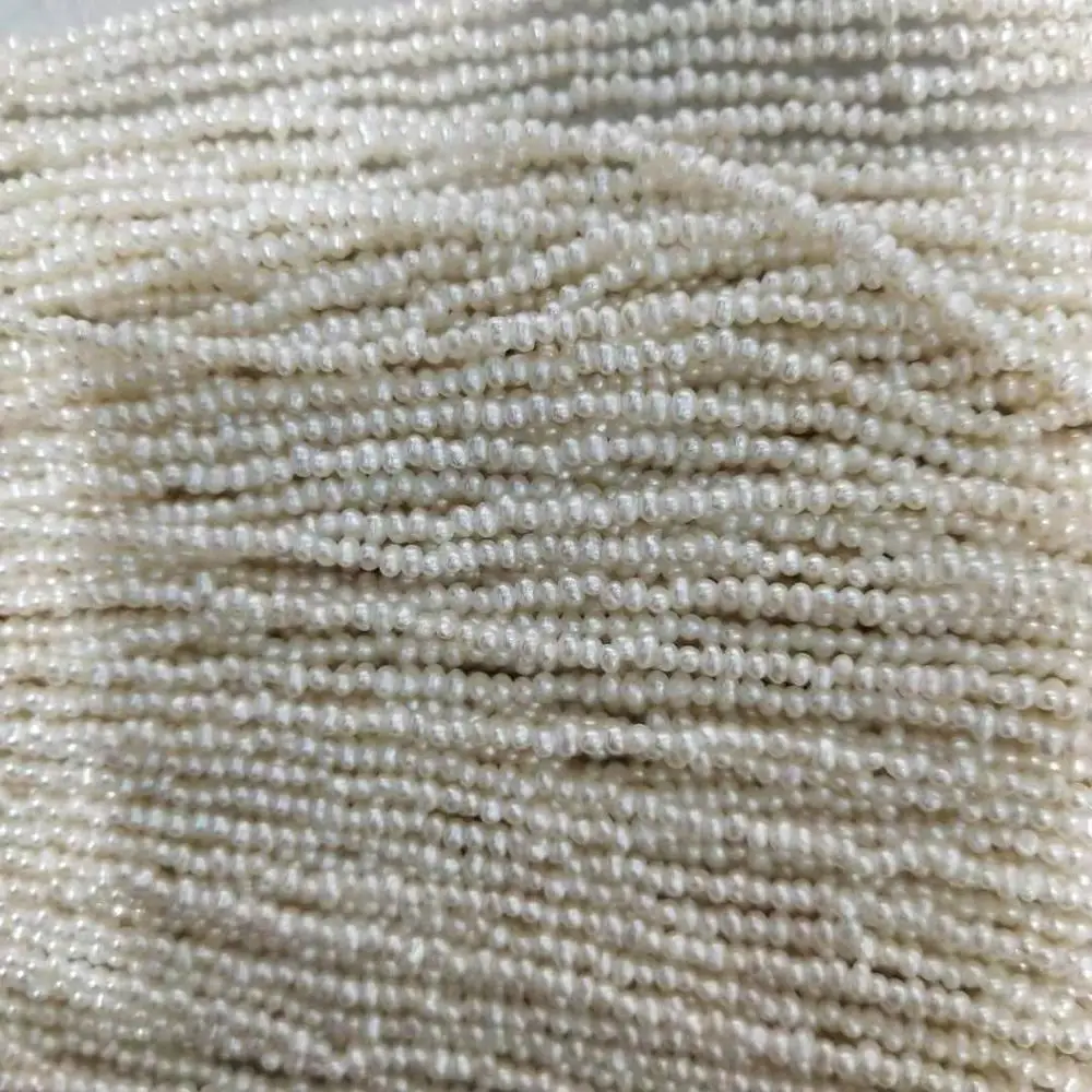 

2-3 mm MINI FRESHWATER near round PEARL BEADS,100% NATURE freshwater pearl material with near round shape-A+ quality-2-3 MM
