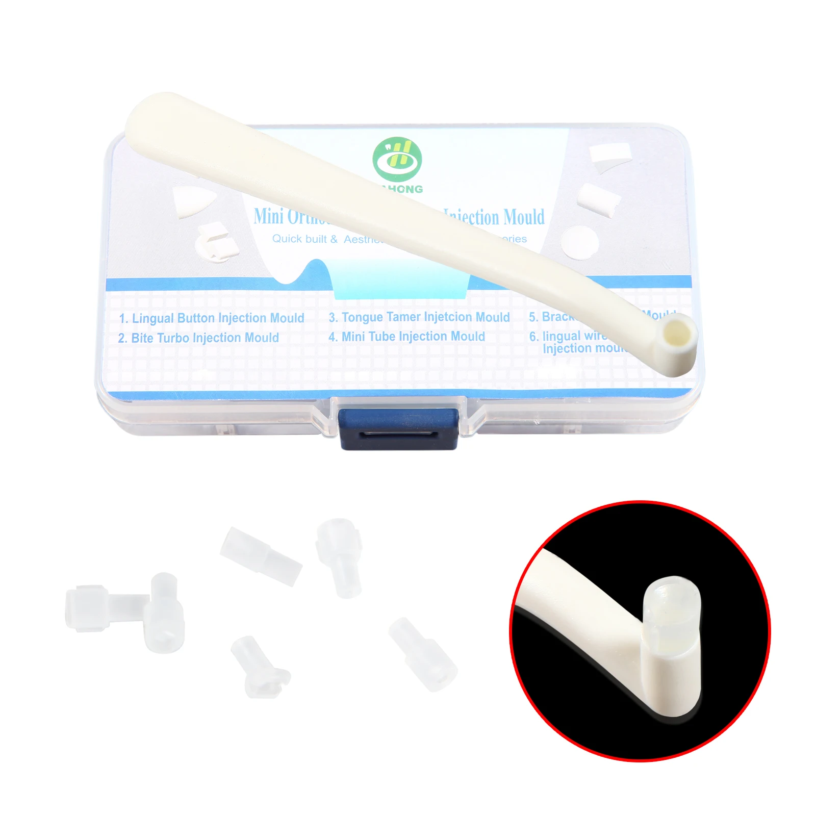 

1/2/3 Pcs Dental instrument Mini Orthodontic Bracket Lingual Button Wire Tongue Tamer Accessories Injection Mould High Quality