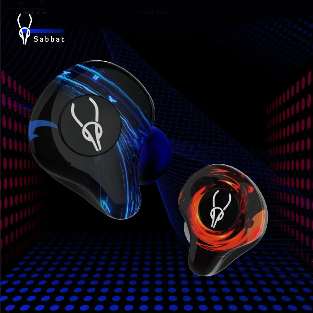 Sabbat G12 Elite Wireless TWS Earphone BT 5.0 Gaming Music Noise Reduction Earphones Mic 6D Soundscape X12 E12 Headset | Электроника