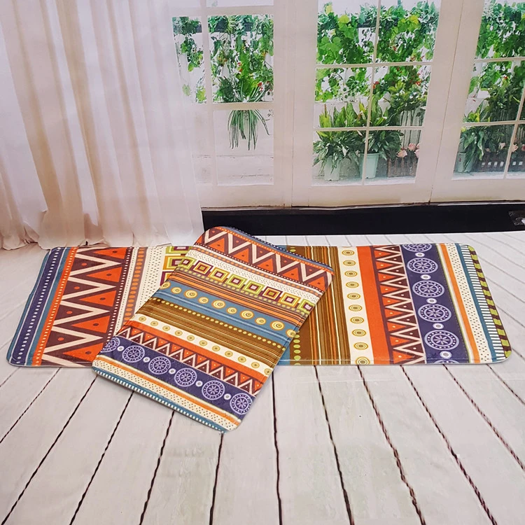 Дверной коврик с принтом птиц и цветов Нескользящие Придверные коврики для зоны