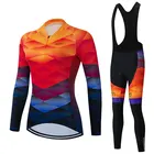 Новинка 2022, женский длинный комплект трикотажных изделий для велоспорта, дышащая одежда для езды на велосипеде, женская одежда