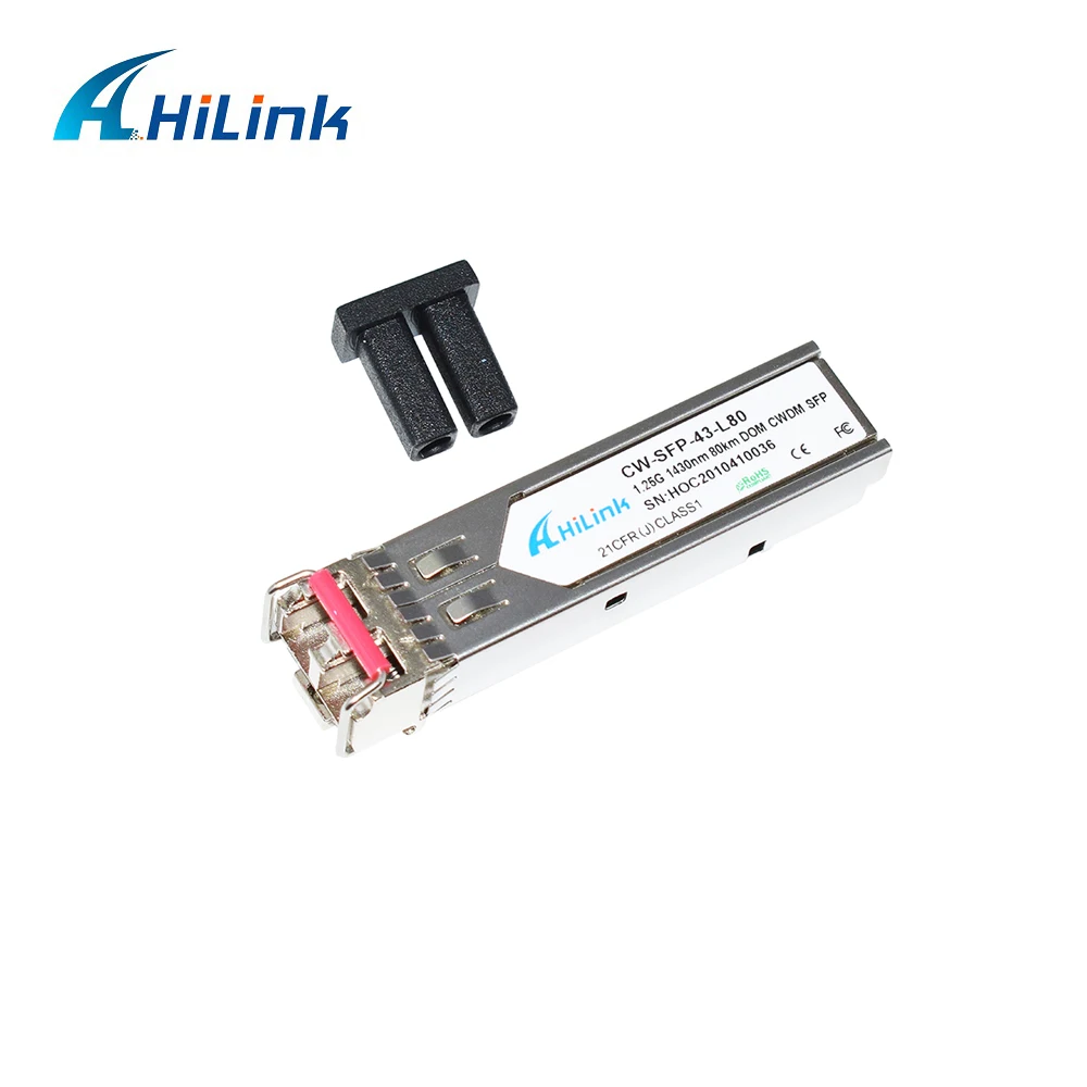Бесплатная доставка! 1000BASE-ZX дуплекс LC 1 25G 1430nm 80km DOM CWDM SFP | Мобильные телефоны и