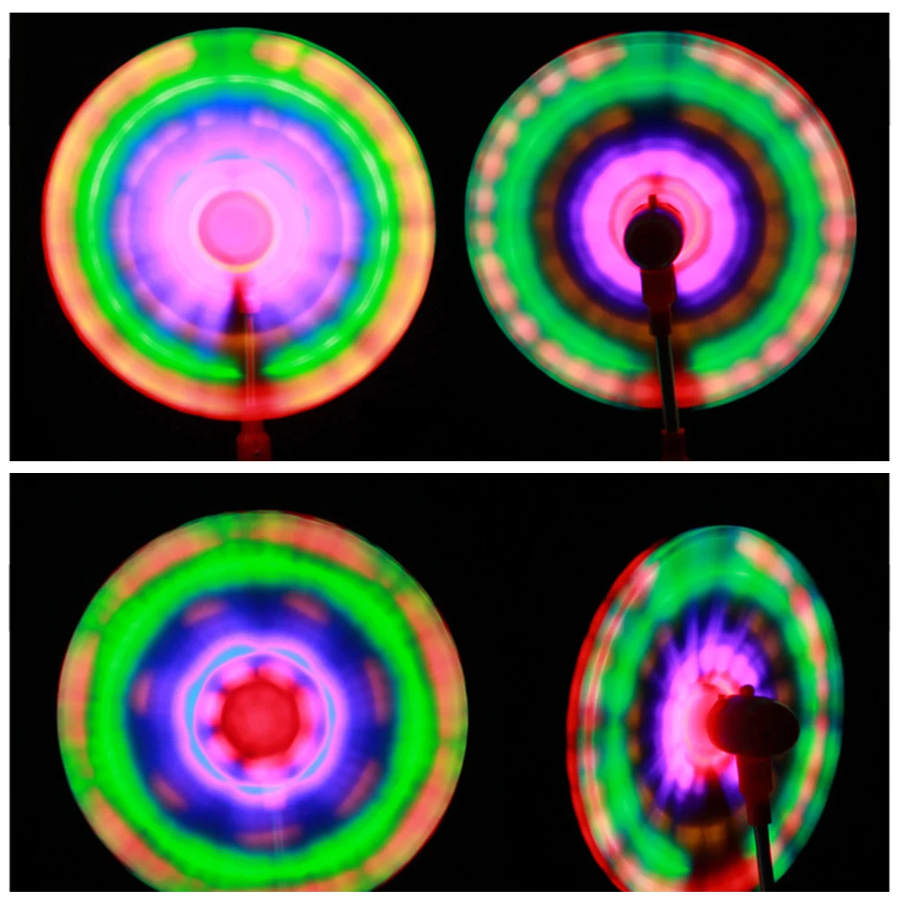 1x Flashing Light Up LED Spinning Windmill Glows Child Toy Fashion Music Present Diverse Colors And High Quality Friendly Populr |