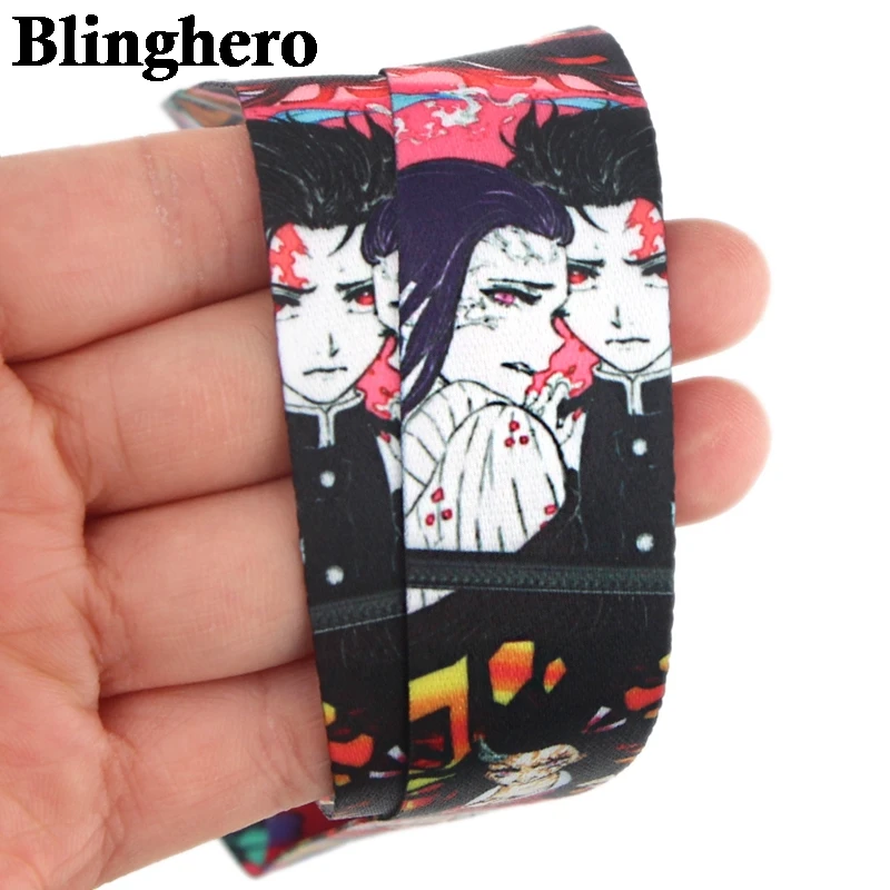 CA648 Demon Slayer: Kimetsu no Yaiba Lanyards классный шейный ремешок для ключей телефона ID держатель