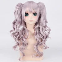 anime charlotte tomori nao 70cm long curly wavy cosplay wig costume synthetic hair
