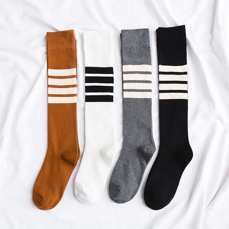 2019 популярные длинные носки без пятки женские корейские тонкие до середины икры