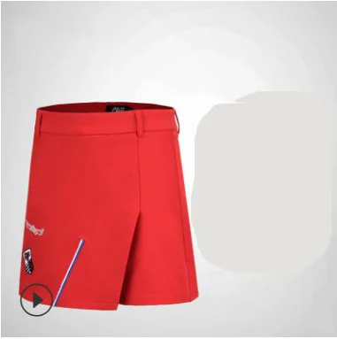 Shorts PGM новые летние женские шорты для гольфа спорта тенниса Гольф Досуг юбка шорты женская футболка с отворотом модный костюм для гольфа женское платье - Цвет: Shorts