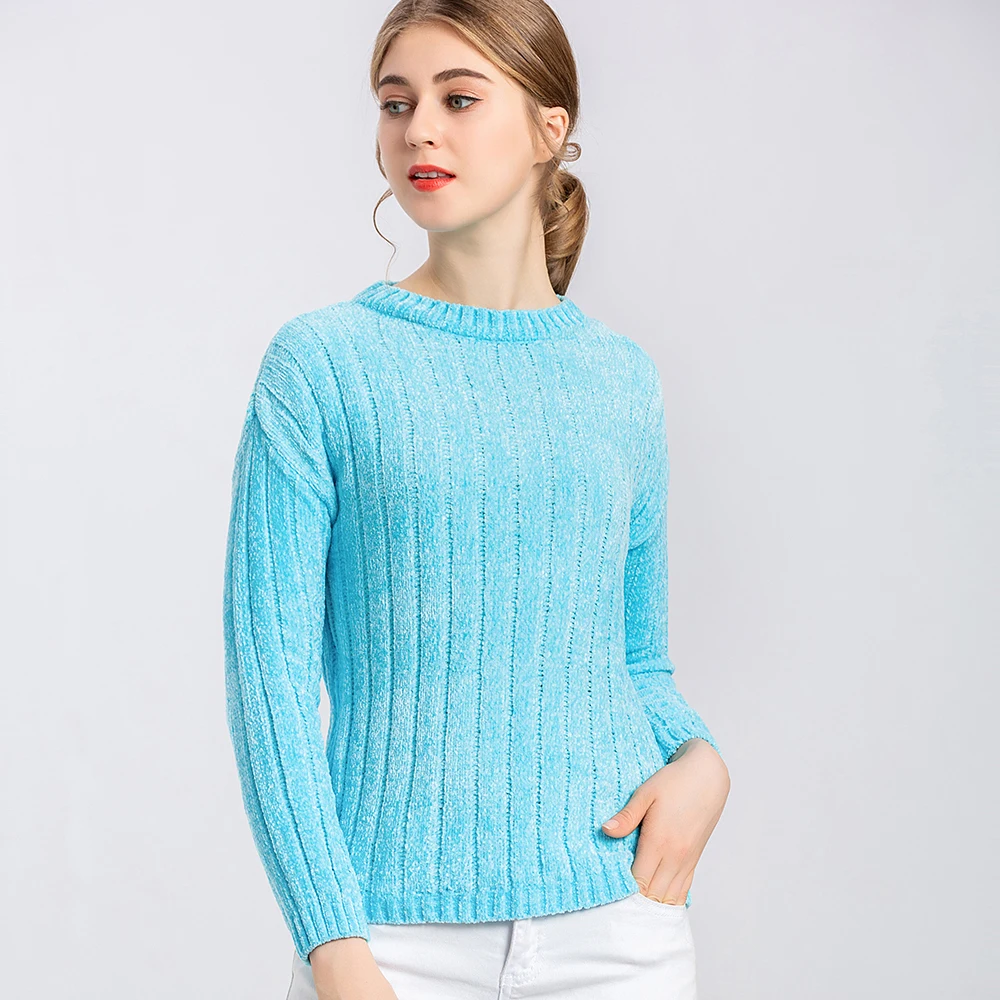 Женский трикотажный свитер повседневные женские топы теплая тонкая одежда из