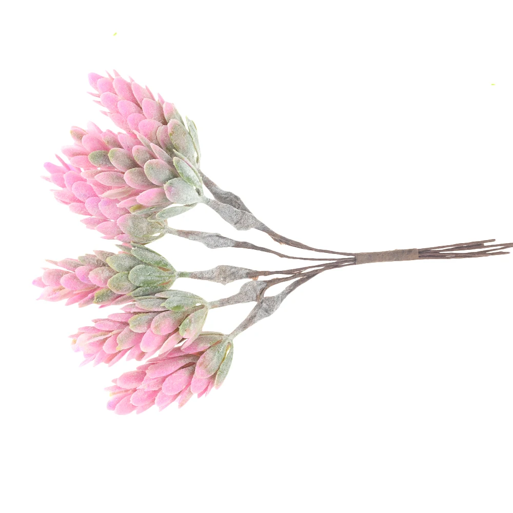 6 шт. цветные сосновые конусы искусственные цветы ананас искусственное растение