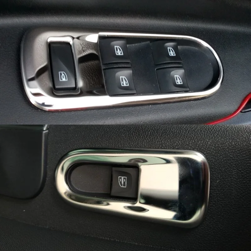 Хромированные накладки на блоки управления стеклоподъемниками обрамления