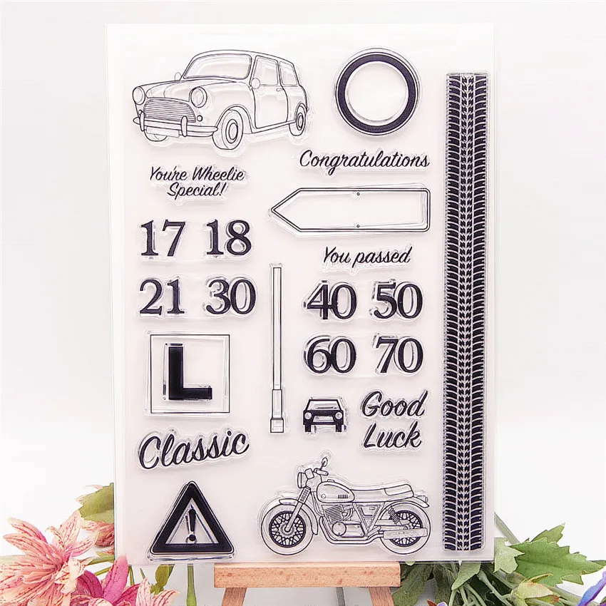 14.5*20.5CM Hot sale Street Transparent Clear Stamps / Silicone Seals Roller Stamp for DIY scrapbooking photo album/Card Making | Дом и сад