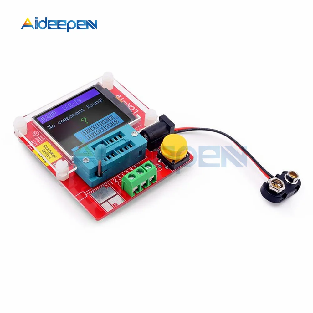 LCR-T9 Многофункциональный тестер транзисторов мультиметр цветной дисплей для