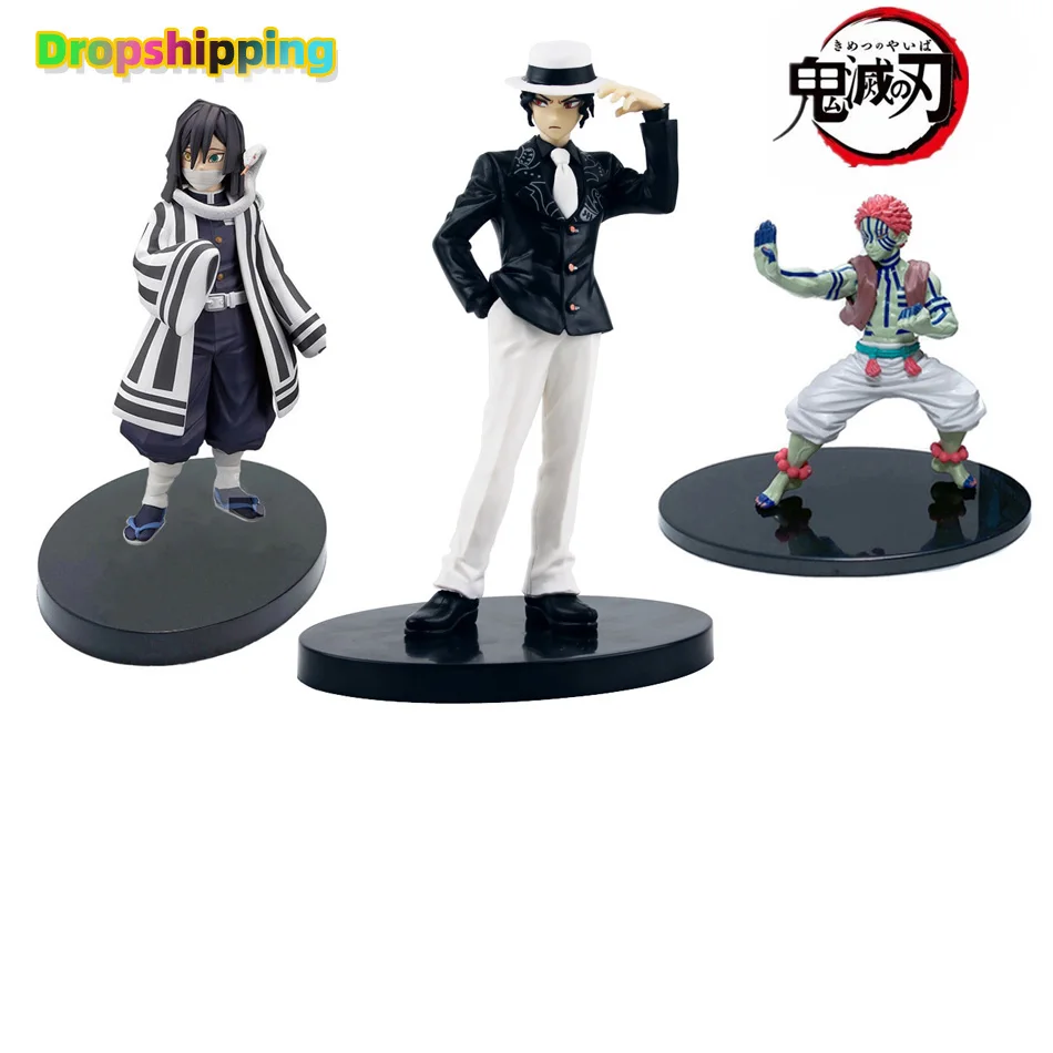 

Anime 16cm Demon Slayer Figure Kamado Tanjirou Nezuko Action Figures PVC Model Toys Zenitsu Figurine Inosuke Kimetsu No Yaiba